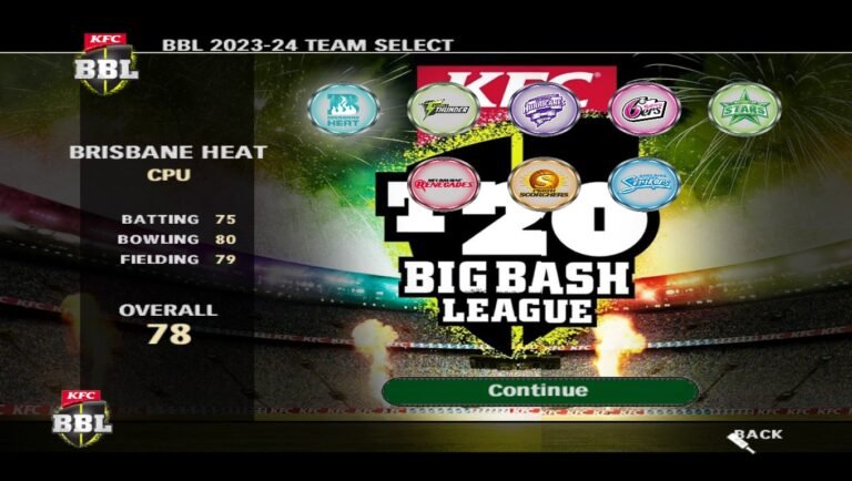 KFC BBL 2024 patch ea cricket 07 megacricketstudio.com