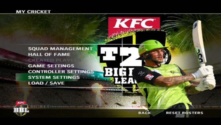 KFC BBL 2024 patch ea cricket 07 megacricketstudio.com